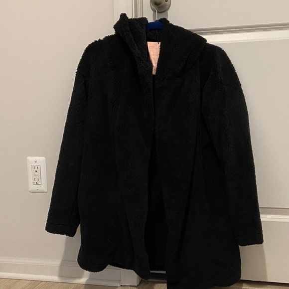 LOFT Jackets & Blazers - LOFT Black Teddy Jacket